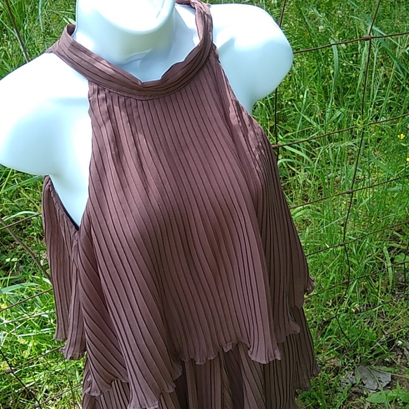 Rustic Royals Romper halter pleated small - Picture 2 of 8